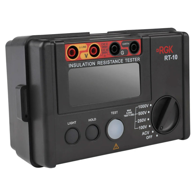 Цифровой мегаомметр RGK RT-10 с поверкой в Казани