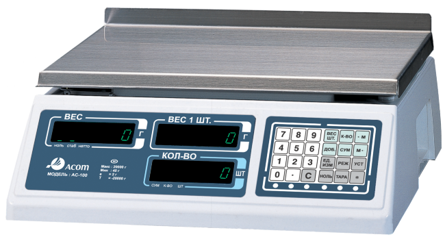 Весы Acom AC-100-30 RS232C в Казани
