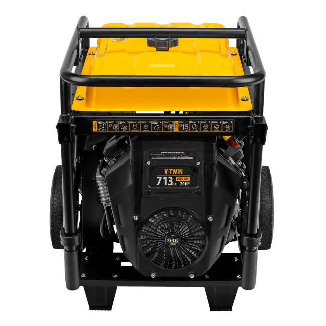 Генератор бензиновый PS-120EAD-3, 12 кВт,230/400 В, 40л, разъём ATS,перекл.режима,эл.старт Denzel в Казани