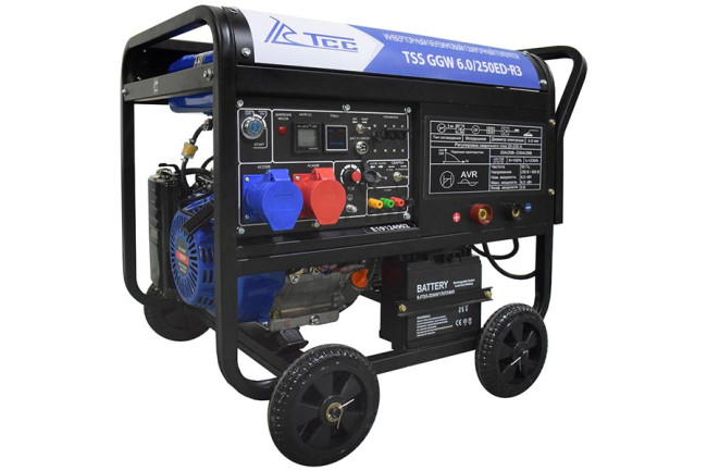 Инверторный бензиновый сварочный генератор TSS GGW 6.0/250ED-R3 в Казани