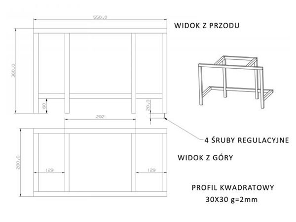 Подставка под каминные топки W16-W17 в Казани