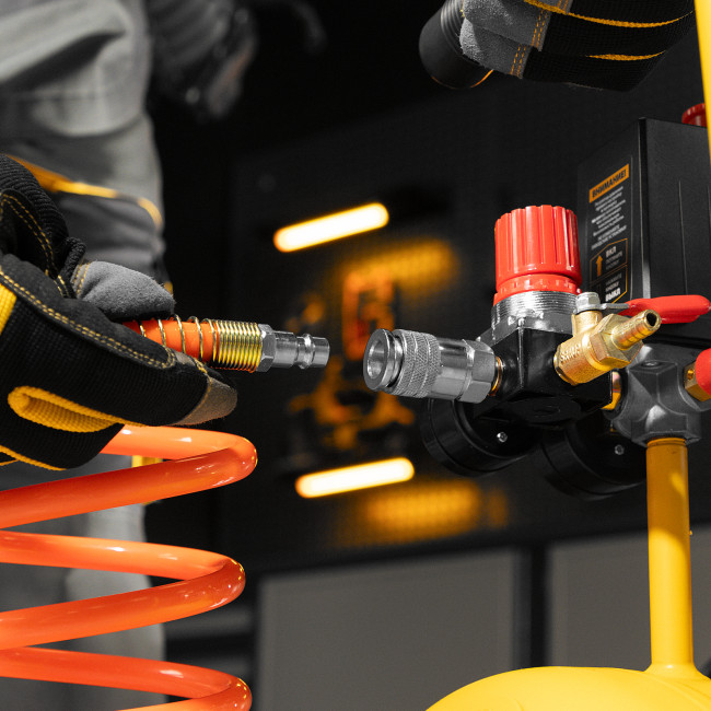 Компрессор воздушный BCI2300/50, ременный привод, 2.3 кВт, 50 литров, 400 л/мин Denzel в Казани