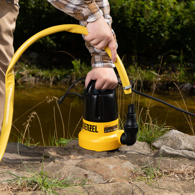 Дренажный насос DP500E, 500 Вт, подъем 7 м, 7000 л/ч Denzel в Казани