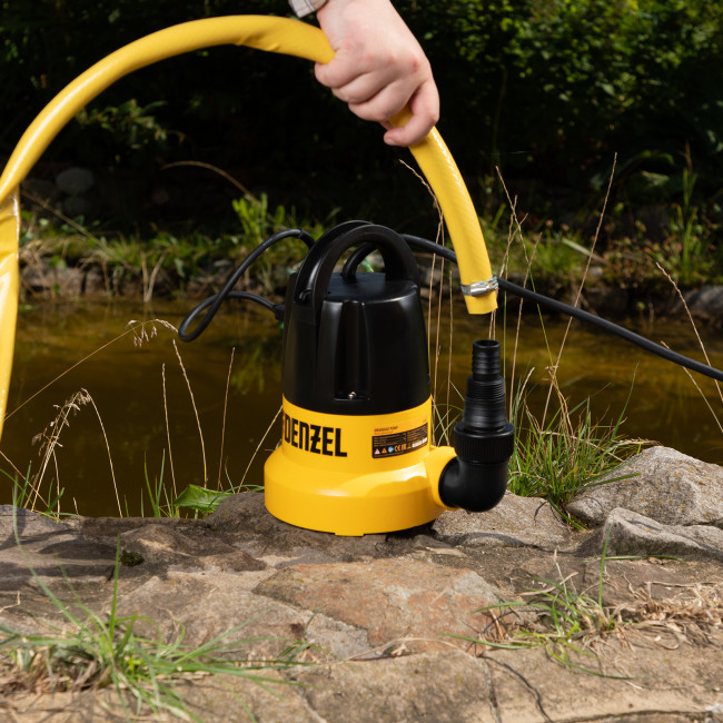 Дренажный насос DP500E, 500 Вт, подъем 7 м, 7000 л/ч Denzel в Казани