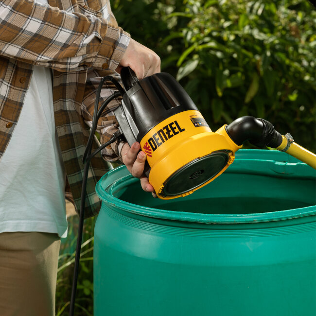 Дренажный насос DP500E, 500 Вт, подъем 7 м, 7000 л/ч Denzel в Казани