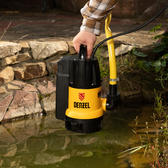 Дренажный насос DP800A, 800 Вт, подъем 5 м, 13000 л/ч Denzel в Казани