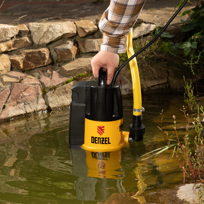 Дренажный насос DP800A, 800 Вт, подъем 5 м, 13000 л/ч Denzel в Казани