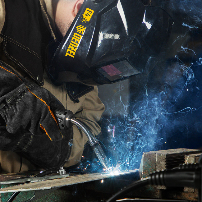 Аппарат инвертор. полуавтомат. сварки MultiMIG-200DP Synergy Double Pulse, 200 А, ПВ 80% Denzel в Казани