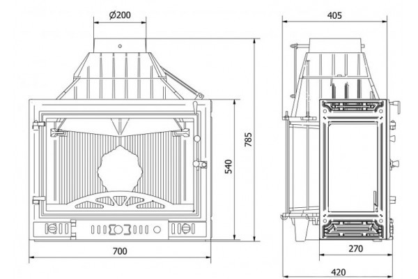 KAWMET W3LB-левое (2 стекла) 16,7 кВт в Казани