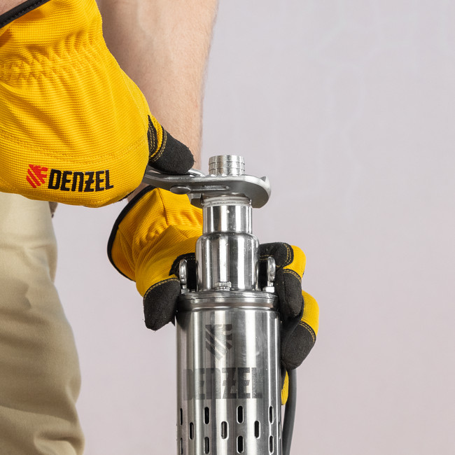 Скважинный насос DWS-3-75, винтовой, диаметр 3", 500 Вт, 1600 л/ч, напор 75 м Denzel в Казани