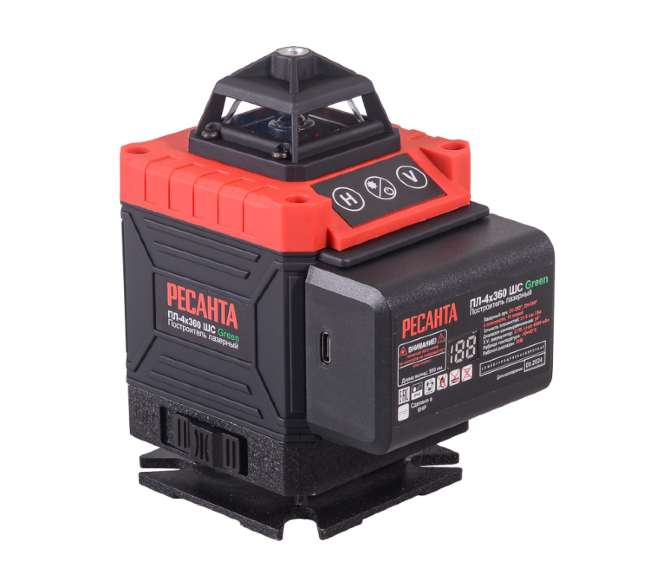 Построитель лазерный Ресанта ПЛ-4Х360ШС Green в Казани