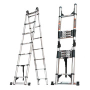 Лестница телескопическая трансформер нержавеющая сталь 3,3/6,6 м TM-5066CC Лестница телескопическая трансформер нержавеющая сталь 3,3/6,6 м TM-5066CC