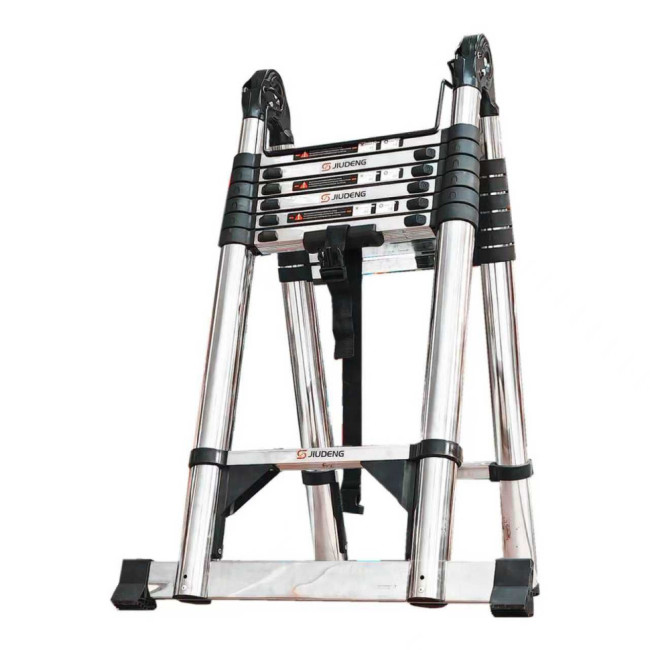 Лестница телескопическая трансформер нержавеющая сталь 3,3/6,6 м TM-5066CC в Казани Лестница телескопическая трансформер нержавеющая сталь 3,3/6,6 м TM-5066CC в Казани