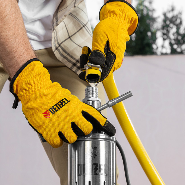 Скважинный насос DWS-4-100, винтовой, диаметр 4", 800 Вт, 1700 л/ч, напор 100 м Denzel в Казани