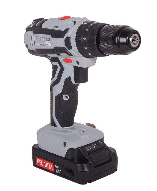 Дрель-шуруповерт аккумуляторная ДА-18-2ЛК-У Ресанта в Казани Дрель-шуруповерт аккумуляторная ДА-18-2ЛК-У Ресанта в Казани