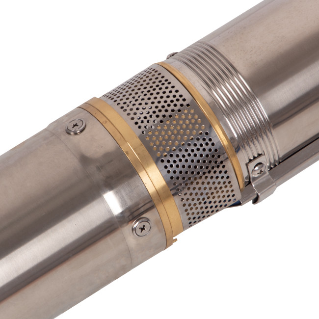 Скважинный насос DWC-4-80, центробежный, диаметр 4", 1500 Вт, 5700 л/ч, напор 80 м Denzel в Казани