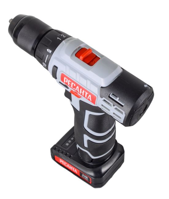 Дрель-шуруповерт аккумуляторная ДА-24-2ЛК Ресанта в Казани Дрель-шуруповерт аккумуляторная ДА-24-2ЛК Ресанта в Казани