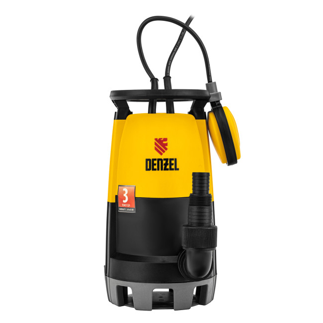 Дренажный насос для чистой и грязной воды DP450S, 450 Вт, напор 6 м, 12000 л/ч Denzel в Казани