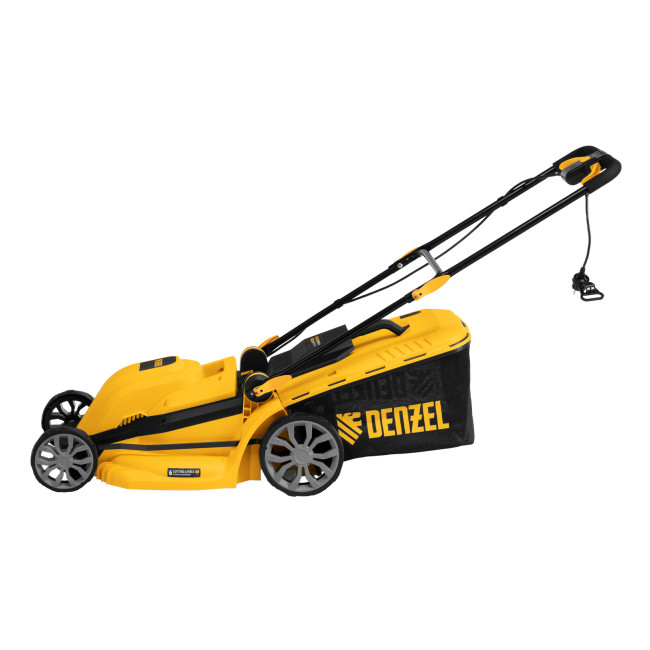 Газонокосилка электрическая GMC-2000, шир. 44см, 2000 Вт, 6 уров., травосб. 45 л Denzel в Казани Газонокосилка электрическая GMC-2000, шир. 44см, 2000 Вт, 6 уров., травосб. 45 л Denzel в Казани