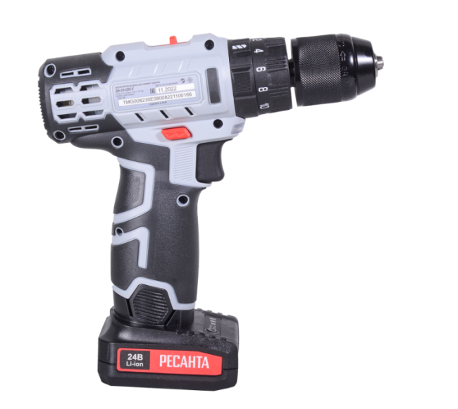 Дрель-шуруповерт аккумуляторная ДА-24-2ЛК-У Ресанта в Казани Дрель-шуруповерт аккумуляторная ДА-24-2ЛК-У Ресанта в Казани