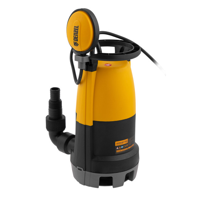 Дренажный насос для чистой и грязной воды DP-600S, 600 Вт, напор 7 м, 13000 л/ч Denzel в Казани