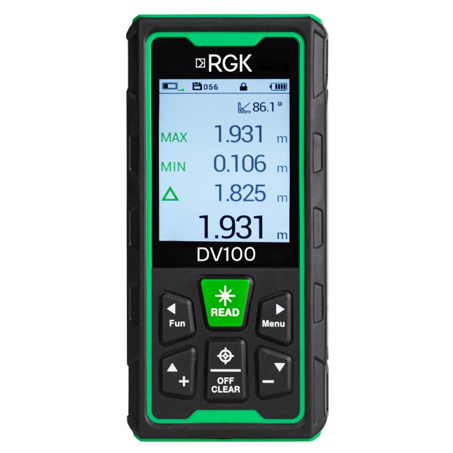 Лазерный дальномер с видоискателем RGK DV100 с калибровкой в Казани Лазерный дальномер с видоискателем RGK DV100 с калибровкой в Казани