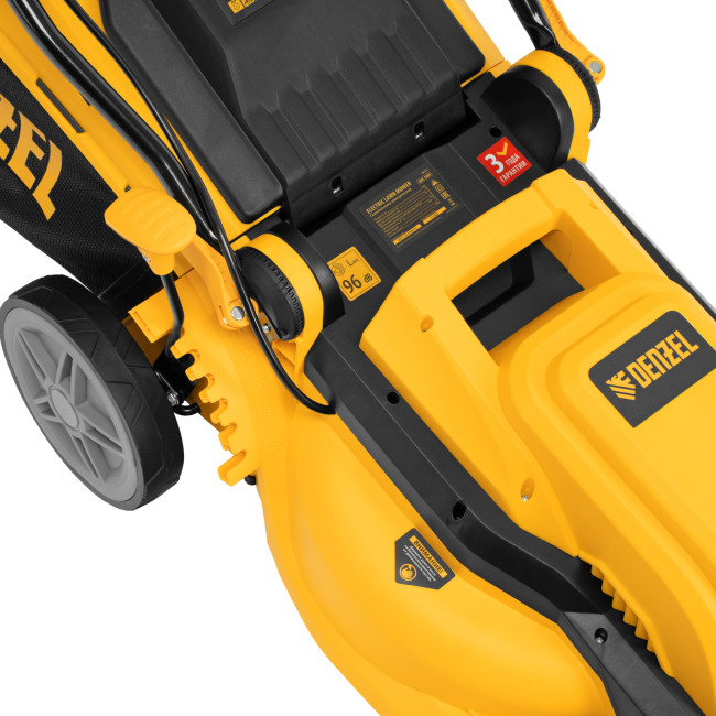 Газонокосилка электрическая GMC-1800, шир. 38см, 1800 Вт, 6 уров., травосб. 35 л Denzel в Казани