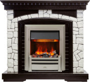 Каминокомплект Glasgow - Венге / Белый с очагом Chesford