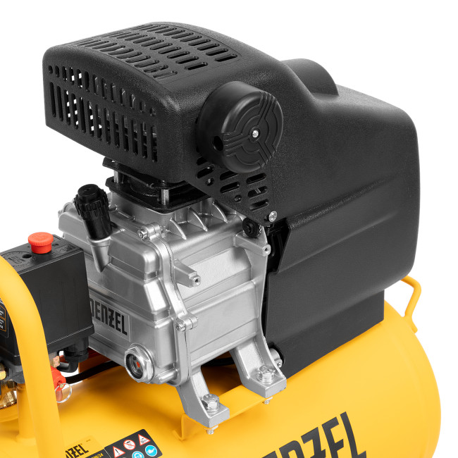 Компрессор воздушный DC1500/24, прямой привод, 1.5 кВт, 24 литра, 220 л/мин Denzel в Казани