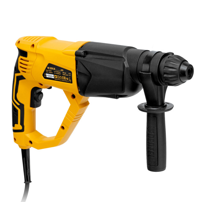 Перфоратор электрический RH-1050-26, SDS-plus, 1050 Вт, 3.2 Дж, 3 плюс 1 режим Denzel в Казани