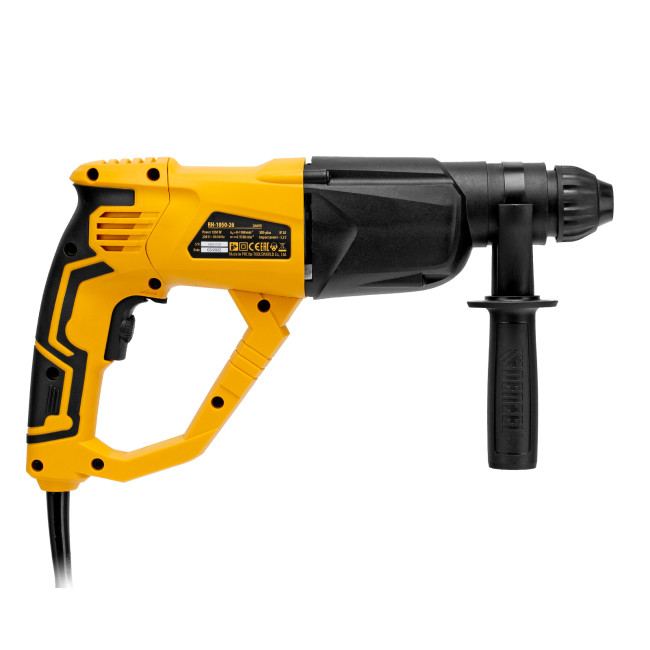 Перфоратор электрический RH-1050-26, SDS-plus, 1050 Вт, 3.2 Дж, 3 плюс 1 режим Denzel в Казани