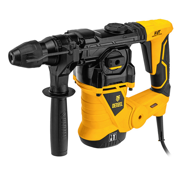 Перфоратор электрический RHV-1250-30, SDS-plus, 1250 Вт, 5 Дж, 3 плюс 1 режим Denzel в Казани