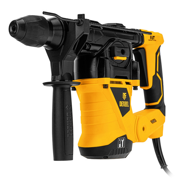 Перфоратор электрический RHV-1250-30, SDS-plus, 1250 Вт, 5 Дж, 3 плюс 1 режим Denzel в Казани