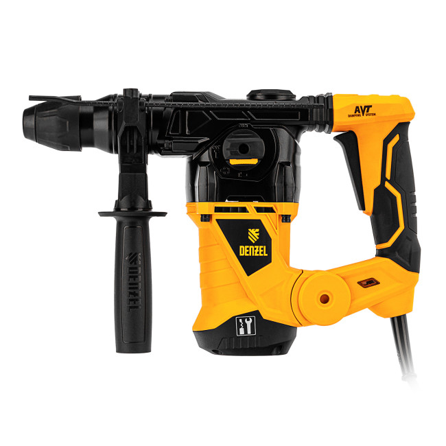 Перфоратор электрический RHV-1250-30, SDS-plus, 1250 Вт, 5 Дж, 3 плюс 1 режим Denzel в Казани