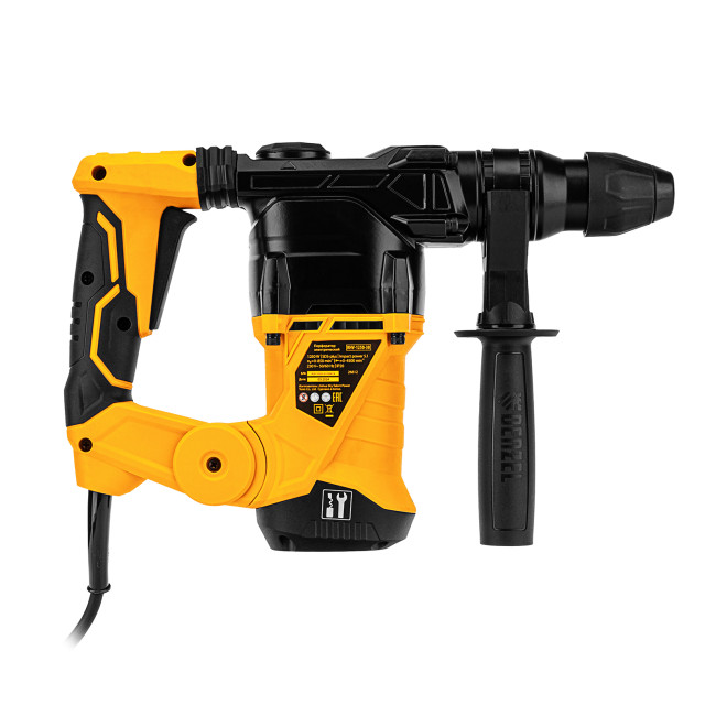 Перфоратор электрический RHV-1250-30, SDS-plus, 1250 Вт, 5 Дж, 3 плюс 1 режим Denzel в Казани