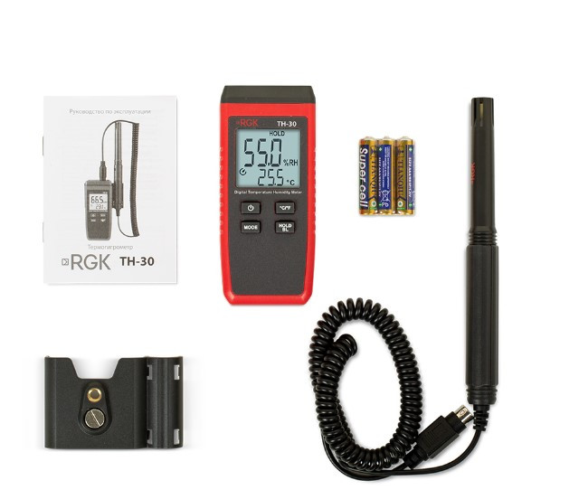 Термогигрометр RGK TH-30 с поверкой в Казани