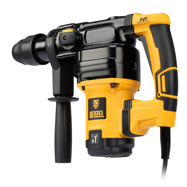 Перфоратор электрический RHV-1050-38-max, SDS-max, 1050 Вт, 10 Дж, 2 плюс 1 режим Denzel в Казани