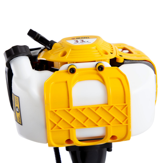 Триммер бензиновый DTL-33, 33 см3, неразъемная штанга Denzel в Казани