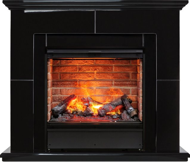 Каминокомплект Suite Black - Черный лак с очагом Engine 56-600 BB в Казани