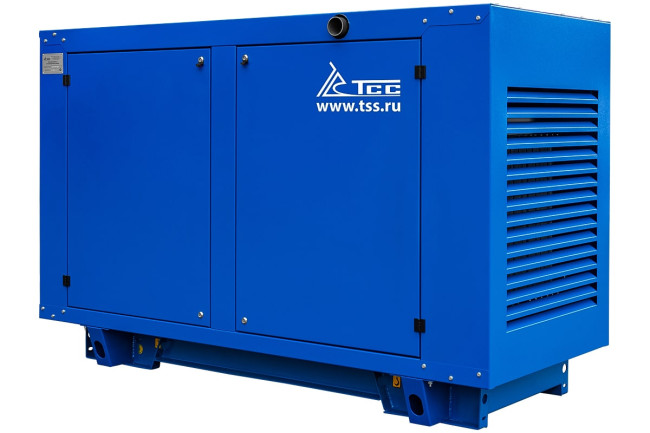 Дизельный генератор ТСС АД-50С-Т400 в погодозащитном кожухе с АВР в Казани