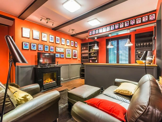 Каминокомплект Suite Black - Черный лак с очагом Albany в Казани