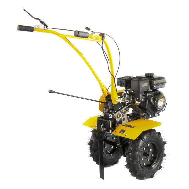 Мотоблок DPT-170, 7 л.с, ременное сцепление, ширина 85 см, глубина 35 см, фрез 3 х 3, ШОМ, передачи 2В/1Н Denzel в Казани