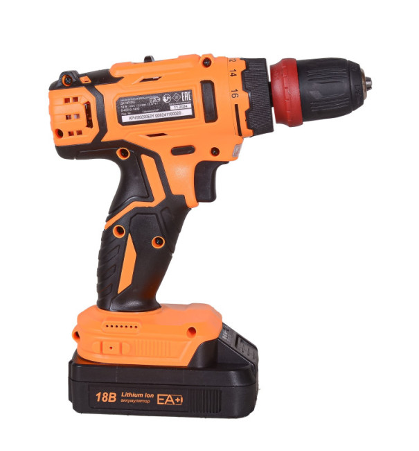 Дрель-шуруповерт аккумуляторная Вихрь ДА-18Л-2КC в Казани Дрель-шуруповерт аккумуляторная Вихрь ДА-18Л-2КC в Казани