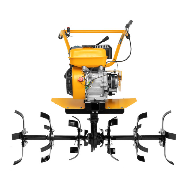 Мотоблок DPT-270, 7 л.с, ременное сцепление, ширина 85 см, глубина 35 см, фрез 3 х 4, ШОМ, передачи 2В/1Н Denzel в Казани