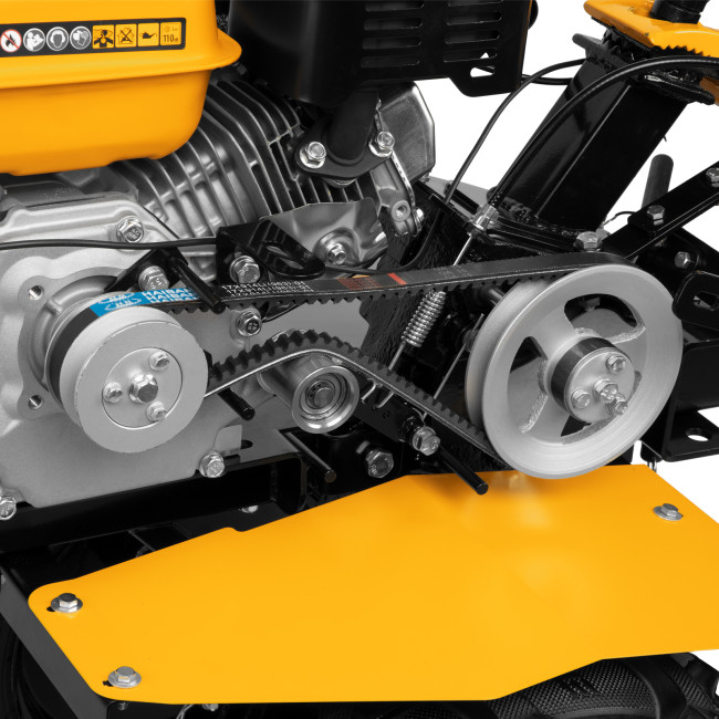 Мотоблок DPT-270, 7 л.с, ременное сцепление, ширина 85 см, глубина 35 см, фрез 3 х 4, ШОМ, передачи 2В/1Н Denzel в Казани