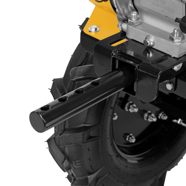 Мотоблок DPT-270, 7 л.с, ременное сцепление, ширина 85 см, глубина 35 см, фрез 3 х 4, ШОМ, передачи 2В/1Н Denzel в Казани