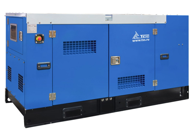 Дизельный генератор ТСС АД-50С-Т400  в шумозащитном кожухе в Казани