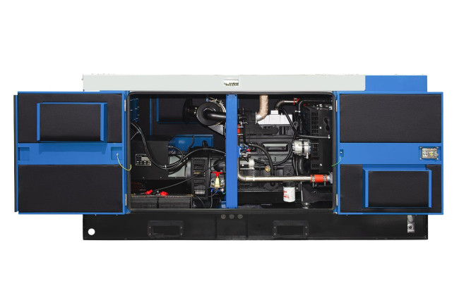 Дизельный генератор ТСС АД-50С-Т400  в шумозащитном кожухе в Казани