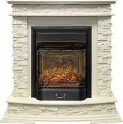 Каминокомплект Luzern - Слоновая кость с очагом Majestic FX M Black RC