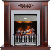 Каминокомплект Lumsden - Махагон коричневый антик с очагом Danville Chrome FB2